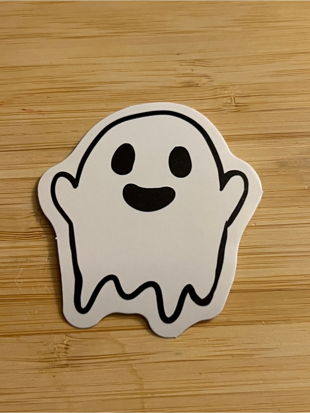 White Ghost Sticker for Home Party Supplies